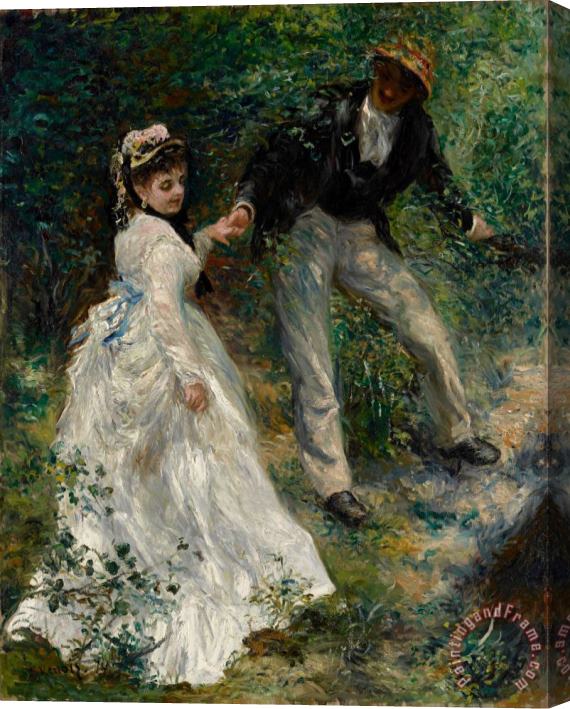 Pierre Auguste Renoir La Promenade Stretched Canvas Print / Canvas Art