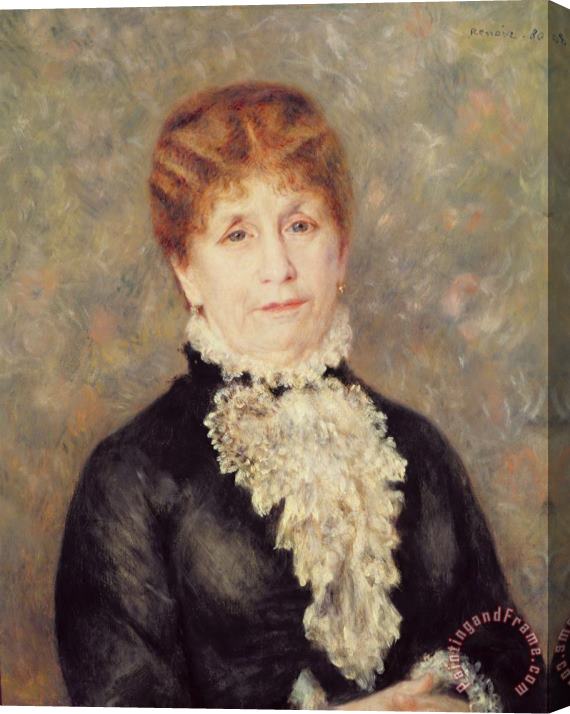 Pierre Auguste Renoir Madame Eugene Fould Stretched Canvas Print / Canvas Art