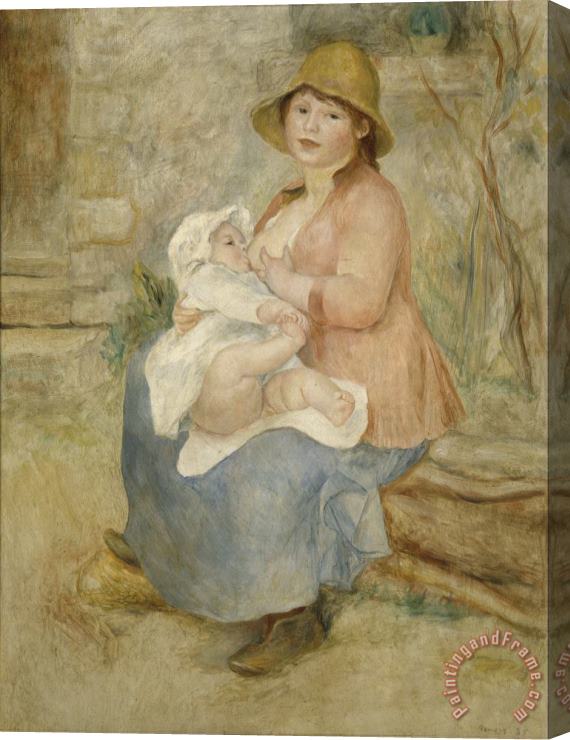 Pierre Auguste Renoir Maternity Stretched Canvas Print / Canvas Art
