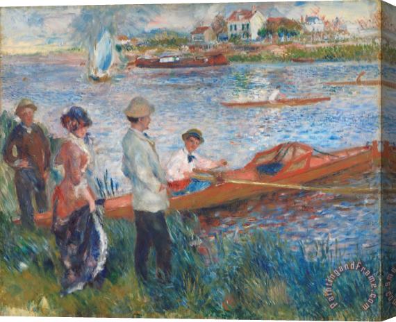 Pierre Auguste Renoir Oarsmen At Chatou Stretched Canvas Print / Canvas Art