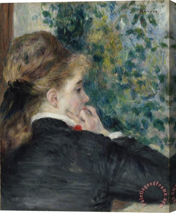 Pierre Auguste Renoir Pensive, La Songeuse Or Day Dreaming Stretched Canvas Painting / Canvas Art