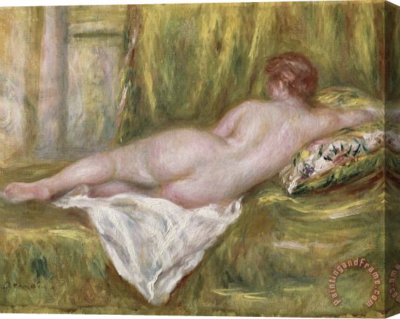 Pierre Auguste Renoir Rest after the Bath Stretched Canvas Painting / Canvas Art