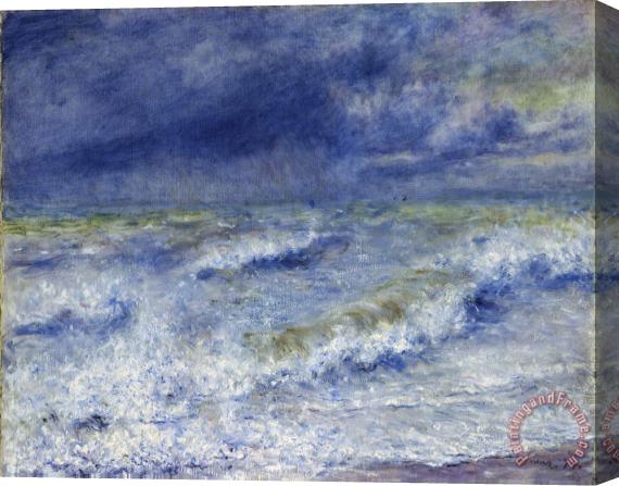Pierre Auguste Renoir Seascape Stretched Canvas Painting / Canvas Art