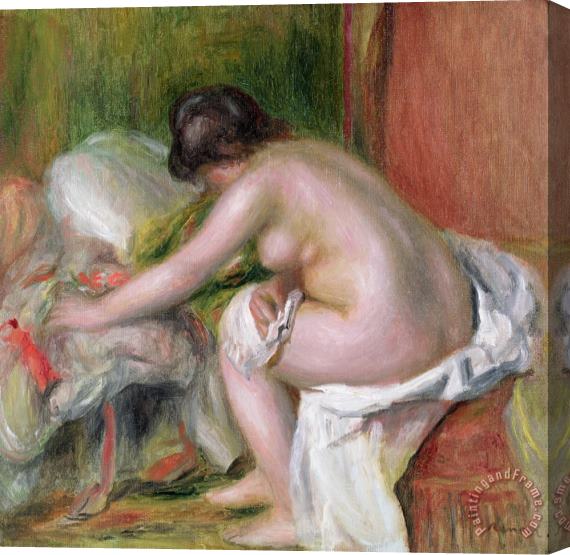 Pierre Auguste Renoir Seated Bather Stretched Canvas Print / Canvas Art