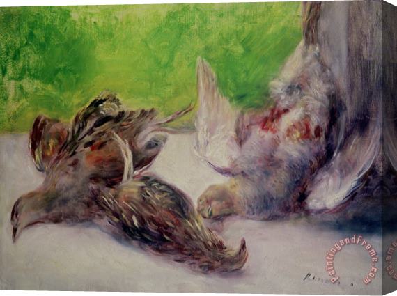 Pierre Auguste Renoir Still Life With Pheasants Stretched Canvas Print / Canvas Art