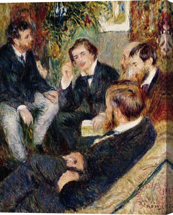 Pierre Auguste Renoir The Artist's Studio Rue Saint Georges Stretched Canvas Print / Canvas Art