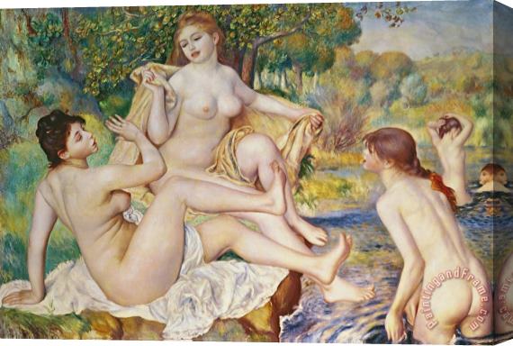 Pierre Auguste Renoir The Bathers Stretched Canvas Print / Canvas Art