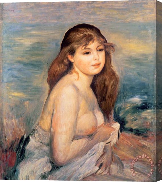 Pierre Auguste Renoir The Blonde Bather Stretched Canvas Painting / Canvas Art