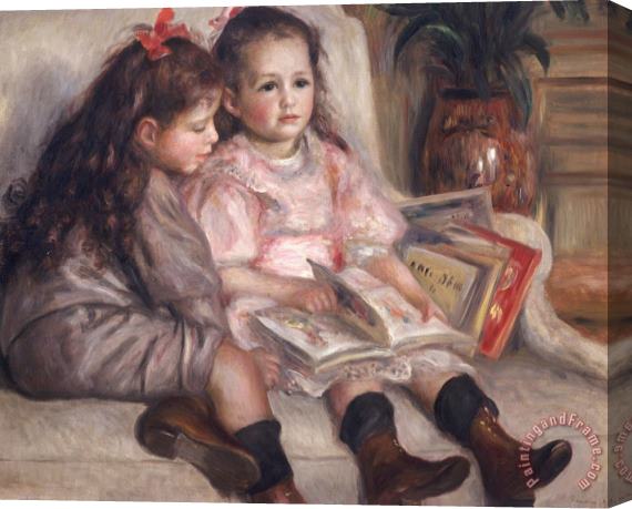 Pierre Auguste Renoir The Children of Martial Caillebotte Stretched Canvas Print / Canvas Art