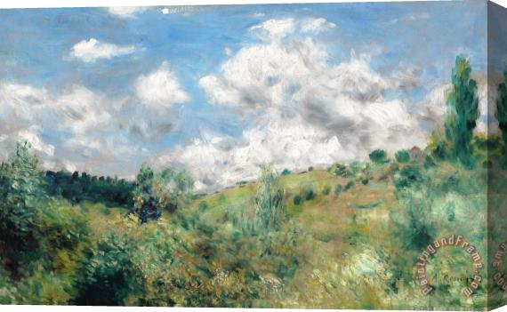 Pierre Auguste Renoir The Gust of Wind Stretched Canvas Painting / Canvas Art