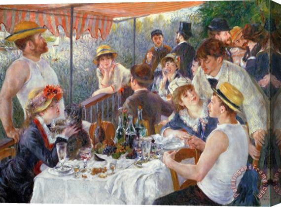 Pierre Auguste Renoir The Luncheon of the Boating Party Stretched Canvas Print / Canvas Art