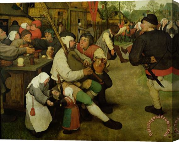 Pieter the Elder Bruegel Peasant Dance Stretched Canvas Painting / Canvas Art