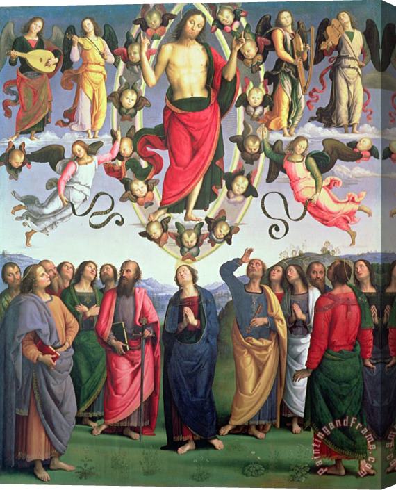 Pietro Perugino The Ascension of Christ Stretched Canvas Print / Canvas Art