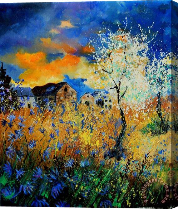 Pol Ledent Blooming trees Stretched Canvas Print / Canvas Art