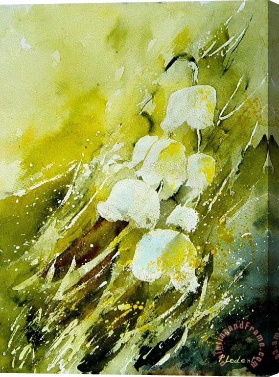 Pol Ledent Lilly of the valley Stretched Canvas Print / Canvas Art