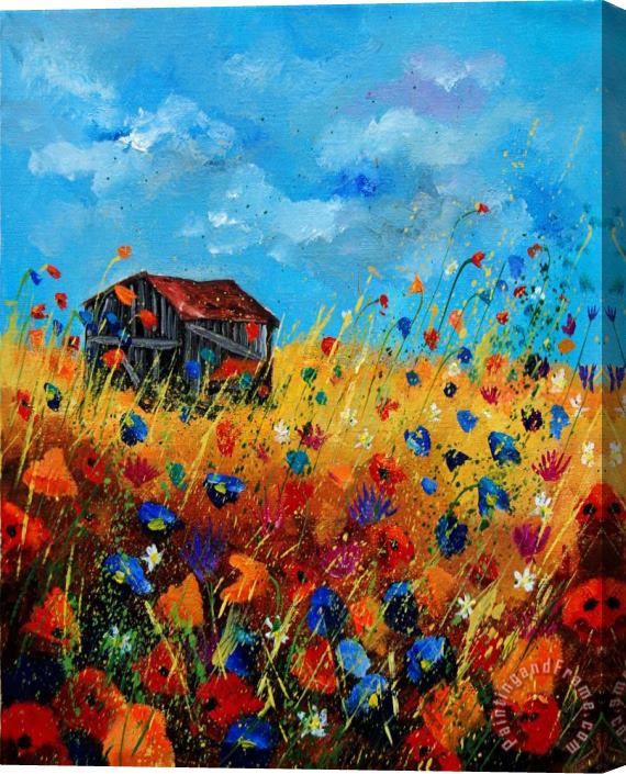 Pol Ledent Old barn Stretched Canvas Painting / Canvas Art