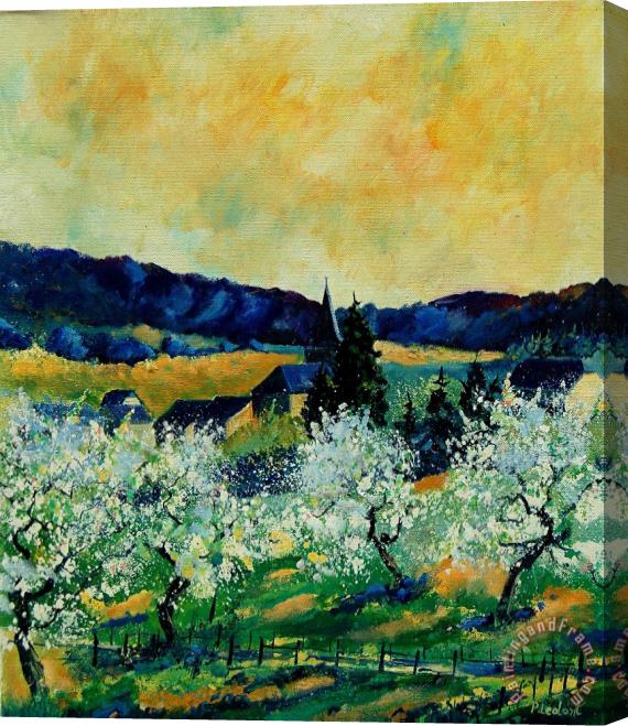 Pol Ledent Spring in Monceau Stretched Canvas Print / Canvas Art