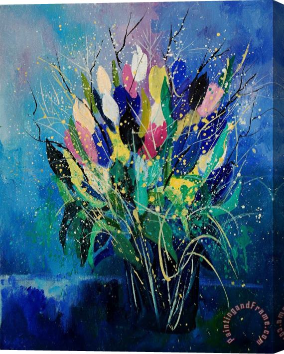 Pol Ledent Tulips 45 Stretched Canvas Print / Canvas Art
