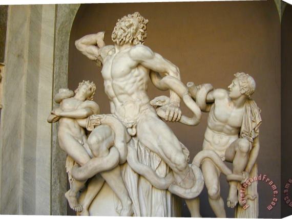 Polydoros of Rhodes Laocoon And His Sons Stretched Canvas Painting / Canvas Art