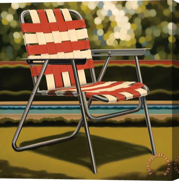 R. Kenton Nelson A Chair for Emcee Stretched Canvas Painting / Canvas Art