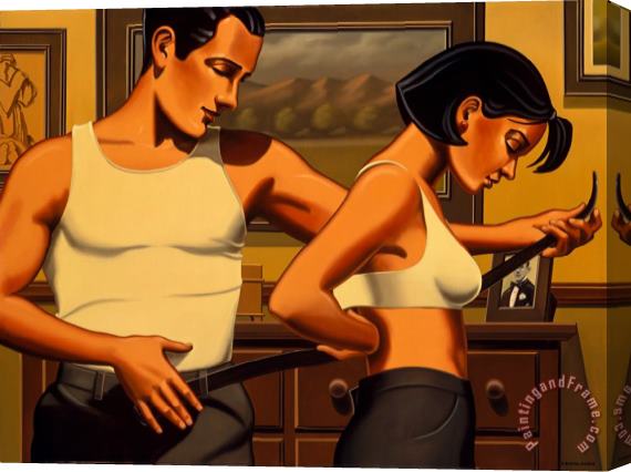 R. Kenton Nelson An Accidental Dance Stretched Canvas Painting / Canvas Art