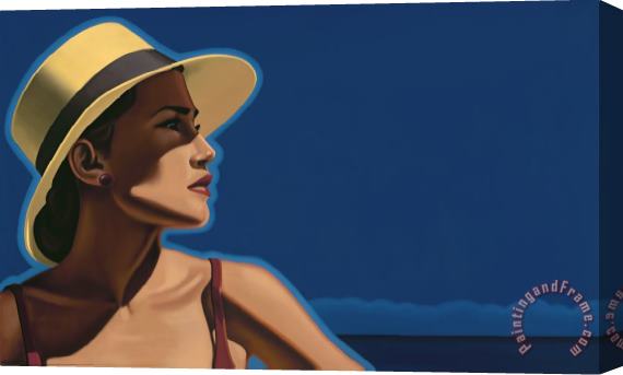 R. Kenton Nelson Otis & Dorothy Remembered, 2019 Stretched Canvas Painting / Canvas Art