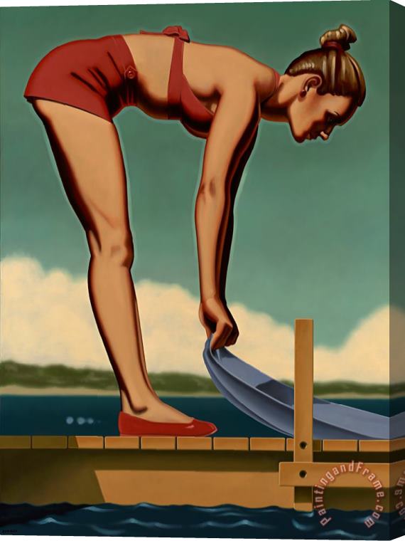 R. Kenton Nelson Wish I Was There, One Stretched Canvas Painting / Canvas Art