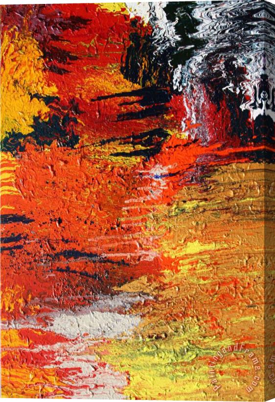 Ralph White Chasm Stretched Canvas Painting / Canvas Art