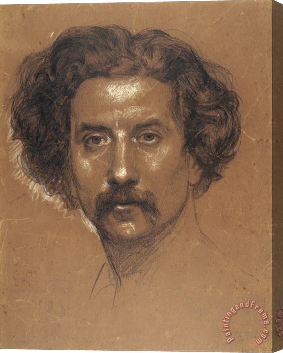 Ramon Marti Alsina Self Portrait Stretched Canvas Painting / Canvas Art