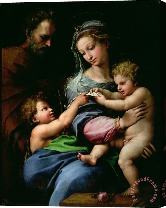 Raphael The Virgin of the Rose Stretched Canvas Painting / Canvas Art