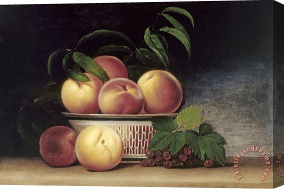 Raphaelle Peale Still Life with Peaches Stretched Canvas Painting / Canvas Art