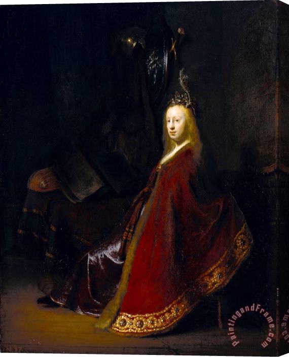 Rembrandt Harmensz van Rijn Minerva Stretched Canvas Print / Canvas Art