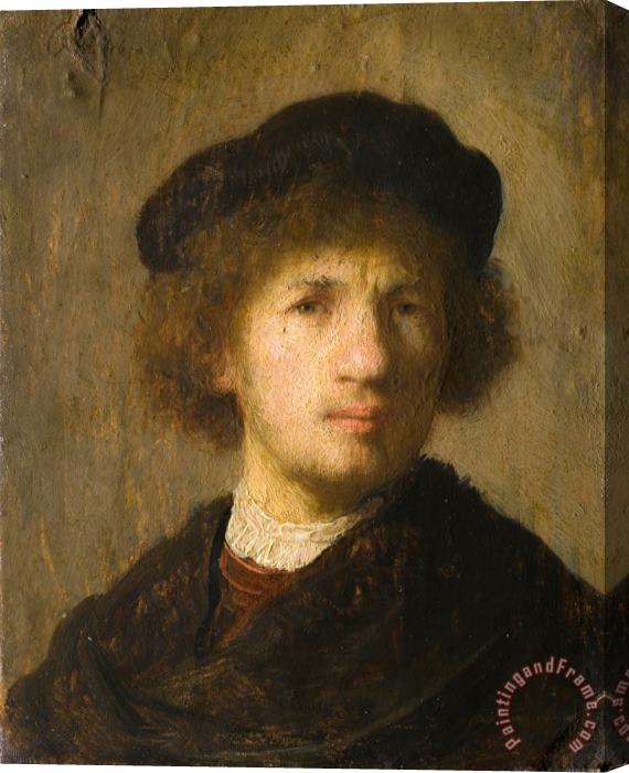 Rembrandt Harmensz van Rijn Selfportrait Stretched Canvas Painting / Canvas Art