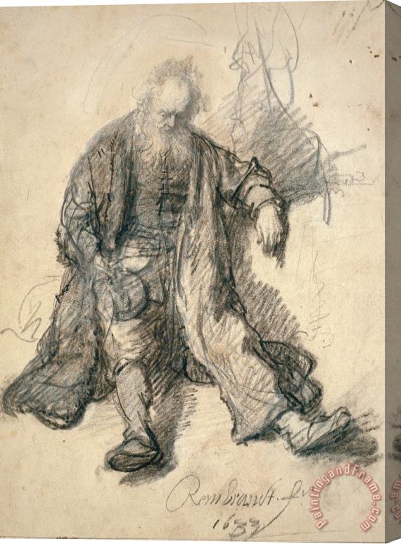 Rembrandt Harmensz van Rijn The Drunken Lot Stretched Canvas Painting / Canvas Art