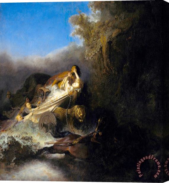 Rembrandt Harmensz van Rijn The Rape of Proserpine Stretched Canvas Painting / Canvas Art