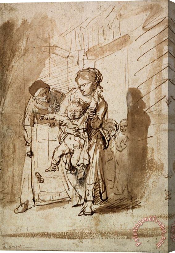 Rembrandt Harmensz van Rijn The Unruly Child Stretched Canvas Print / Canvas Art