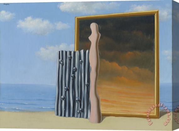 rene magritte Composition on a Seashore 1935 Stretched Canvas Painting / Canvas Art