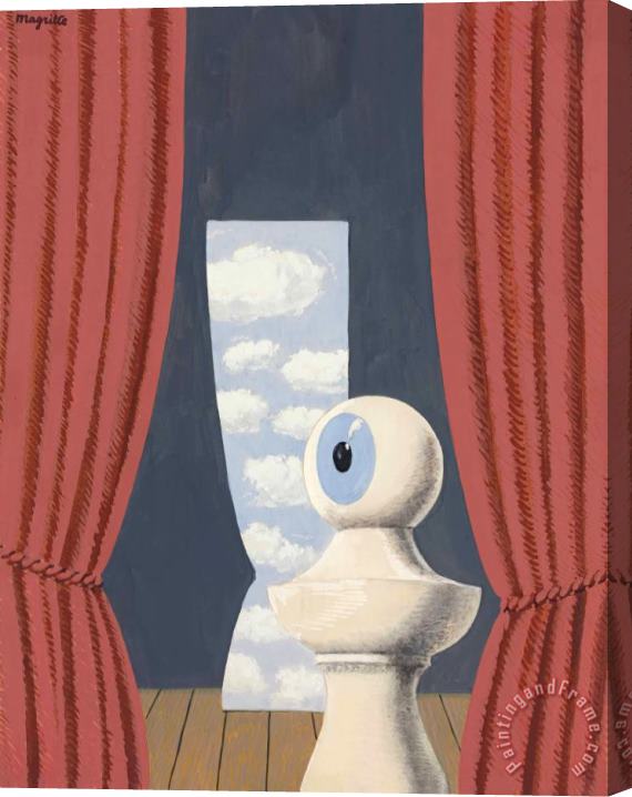 rene magritte Hommage a Shakespeare Stretched Canvas Painting / Canvas Art