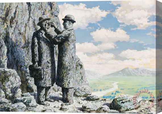 rene magritte Journal Intime Stretched Canvas Painting / Canvas Art