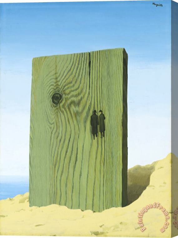 rene magritte L'horizon Stretched Canvas Print / Canvas Art