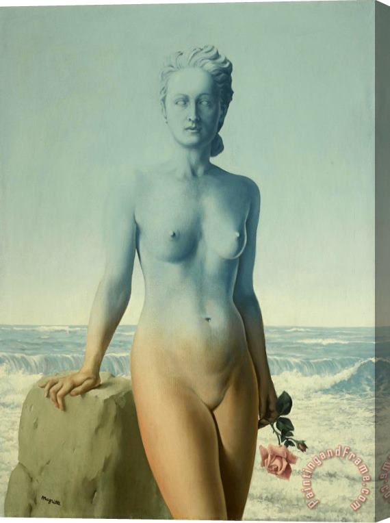 rene magritte Le Beau Navire Stretched Canvas Print / Canvas Art