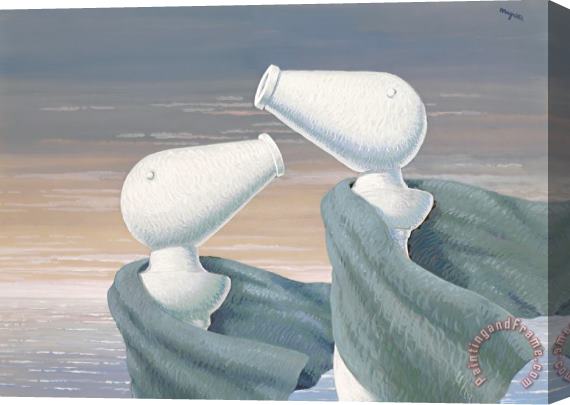 rene magritte Le Colloque Sentimental, 1946 Stretched Canvas Print / Canvas Art
