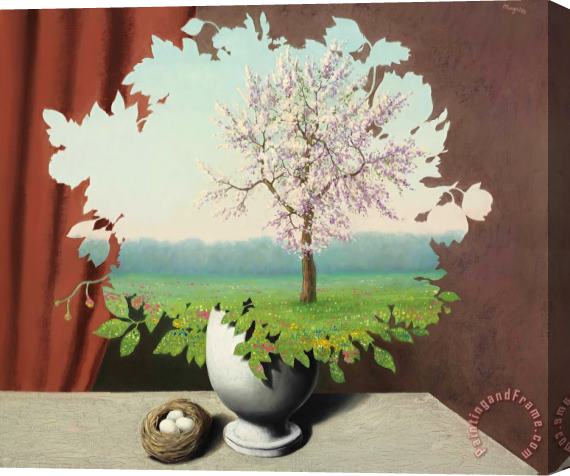 rene magritte Le Plagiat (plagiary), 1940 Stretched Canvas Print / Canvas Art