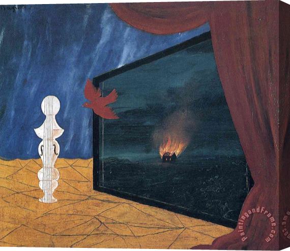 rene magritte Nocturne 1925 Stretched Canvas Print / Canvas Art