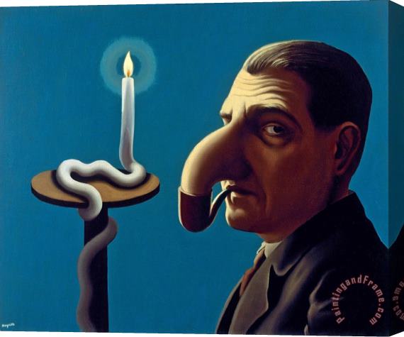 rene magritte Philosopher S Lamp 1936 Stretched Canvas Painting / Canvas Art