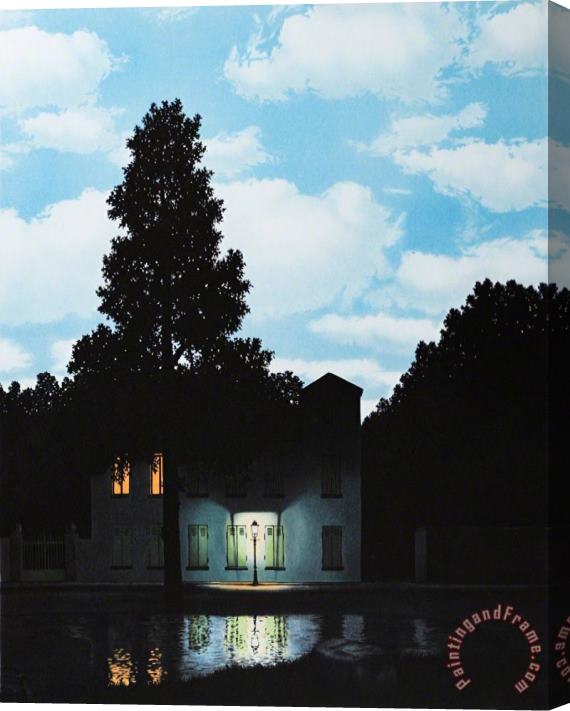 rene magritte The Empire of Lights 1954 II Stretched Canvas Painting / Canvas Art