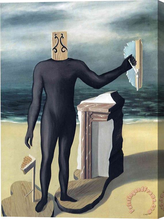 rene magritte The Man of The Sea 1927 Stretched Canvas Print / Canvas Art