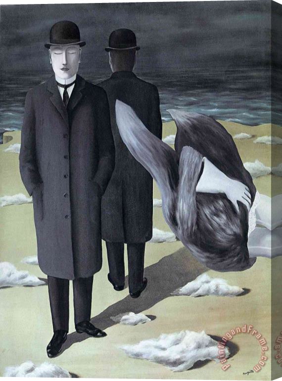 rene magritte The Meaning of Night 1927 Stretched Canvas Painting / Canvas Art