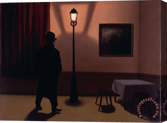 rene magritte The Night Owl 1927 Stretched Canvas Print / Canvas Art