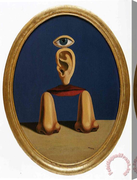 rene magritte The White Race 1937 Stretched Canvas Print / Canvas Art